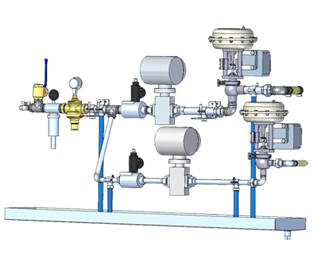 Dosage double group for dough water