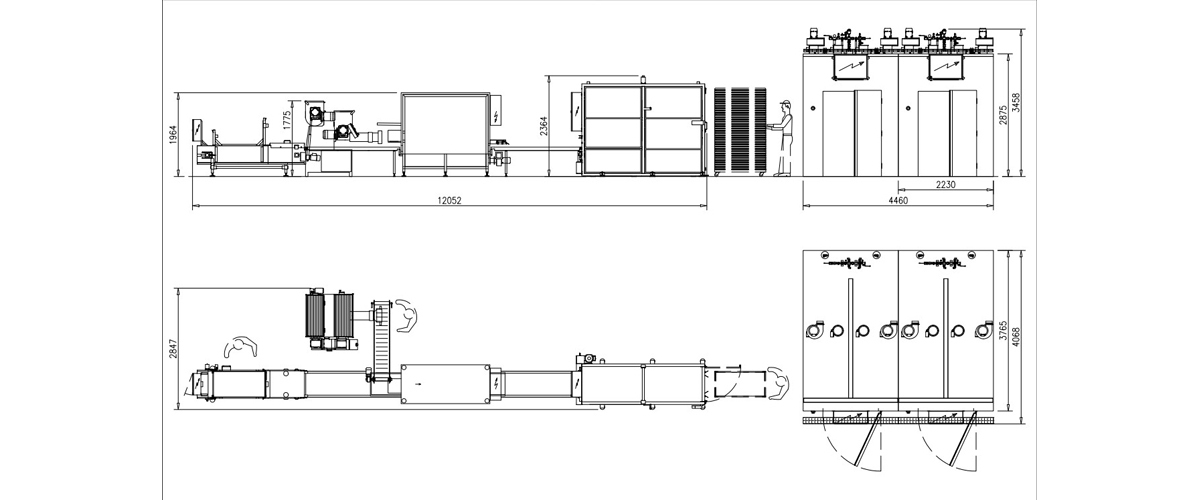 Layout laboratorio pasta secca da 1000 Kg