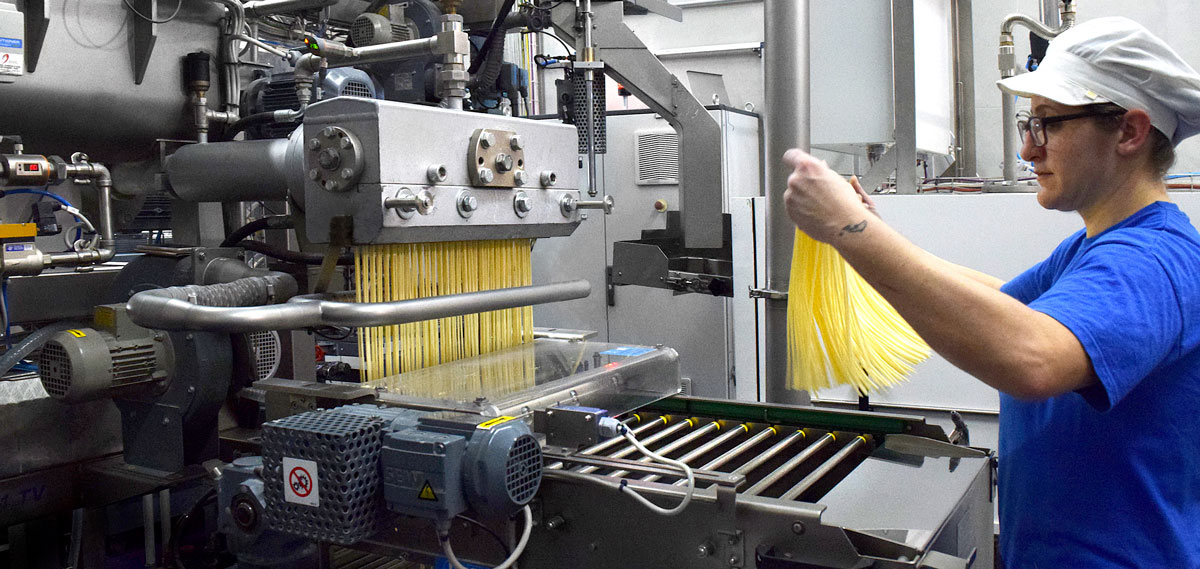 Linea di produzione per pasta secca da 150 kg/h